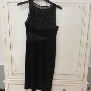Anne Klein Black Sleeveless Dress